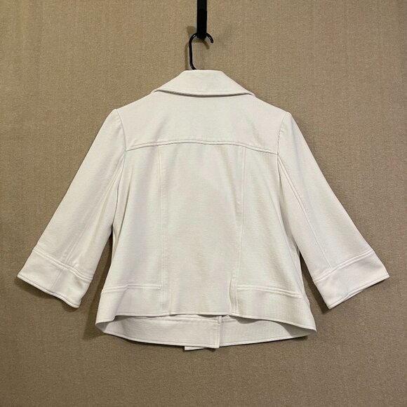 Pendleton Jacket Women's 14 White Pockets Mid Length Sleeves - Picture 8 of 12